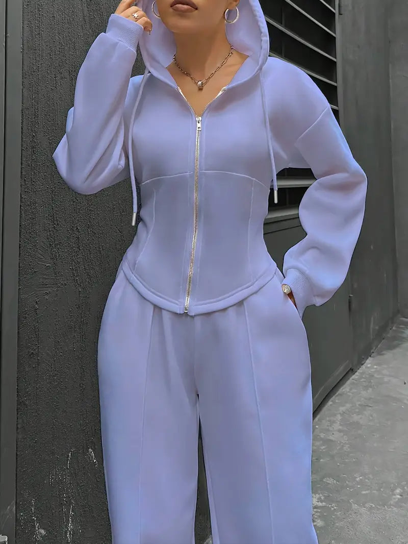 Nanci - Casual Long Sleeve Two Piece Set