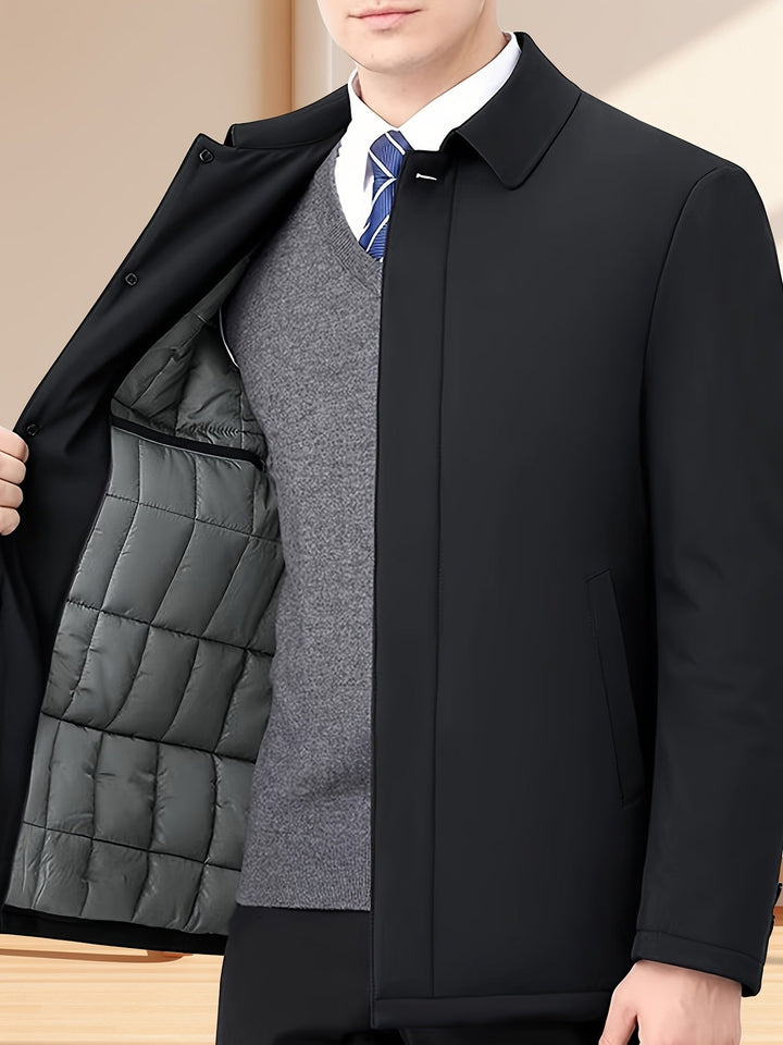 Cassimund - Commuter Jacket With Front Button Placket