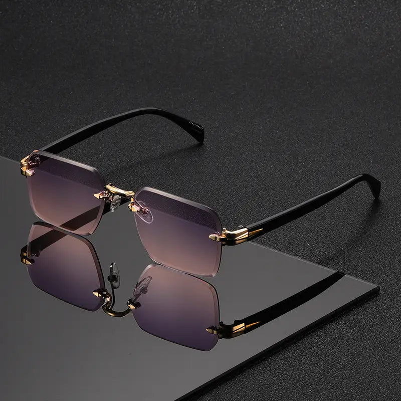 OptoSleek - Frameless Square Glasses