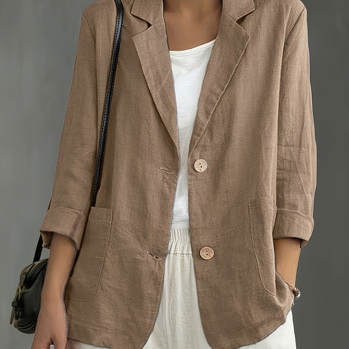 Jayde - Elegant Cotton Blazer
