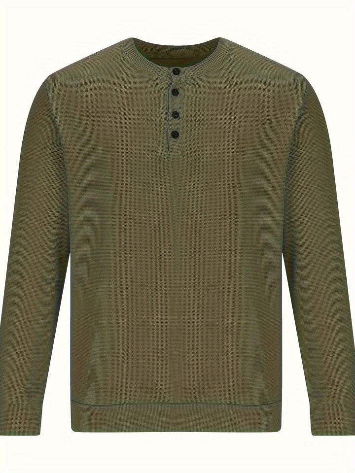 Renaud - Waffle Long Sleeve Shirt