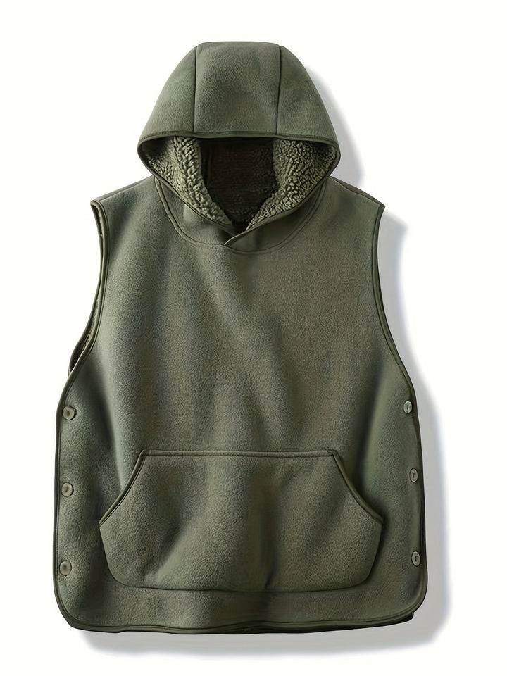Niles - Polyester Sleeveless Hoodie for Winter
