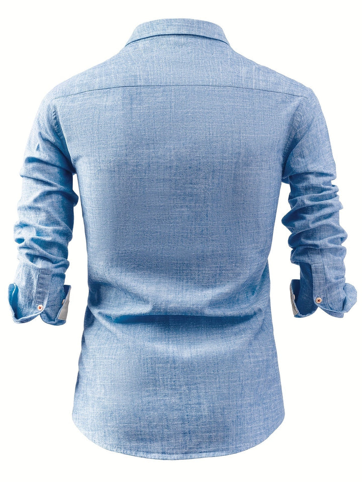 Nolan - Long Sleeve Shirt With Button