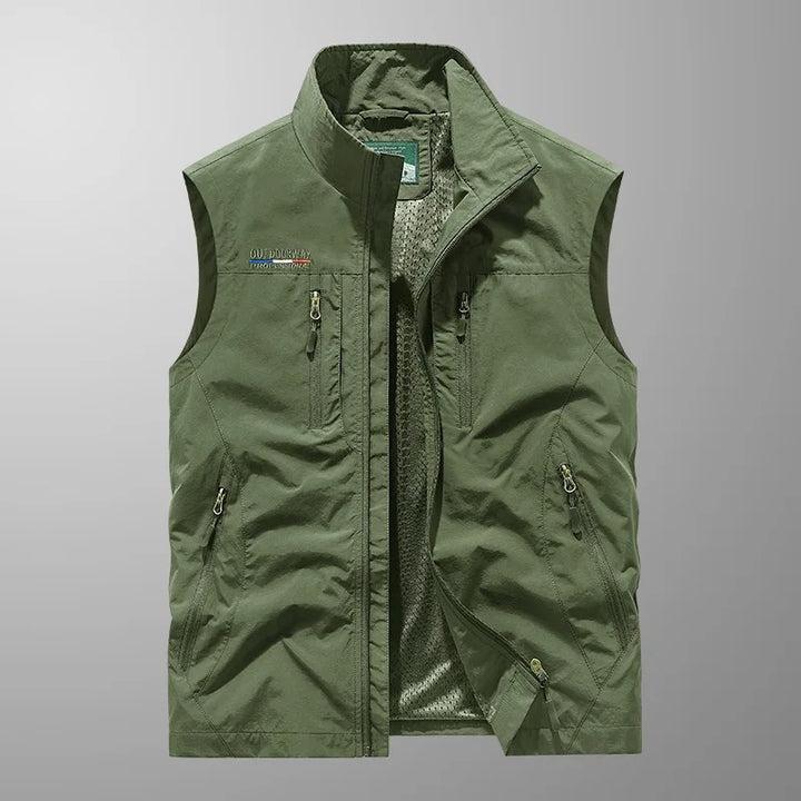 Vincent - Multi-Pocket Breathable Outdoor Cargo Vest