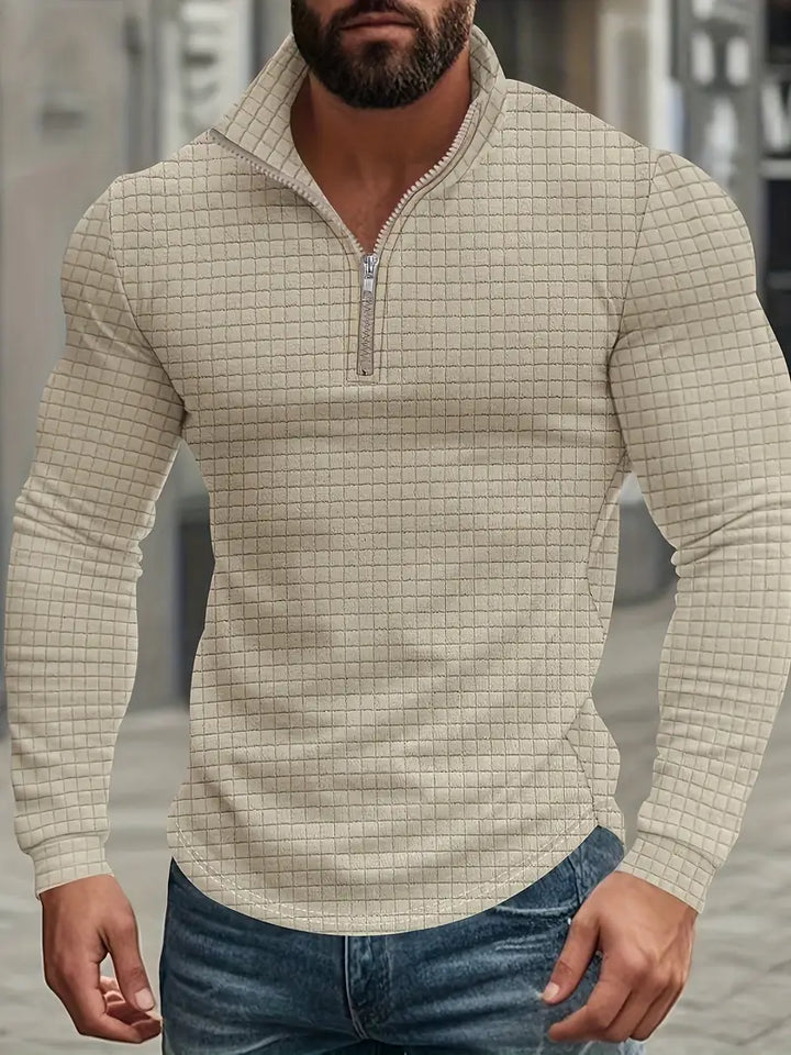 Jarryd - Long Sleeve Sweatshirt With Half Zipper