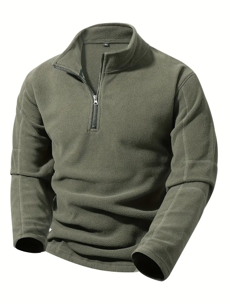 Maurits - Half-Zip Stand Collar Sweatshirt