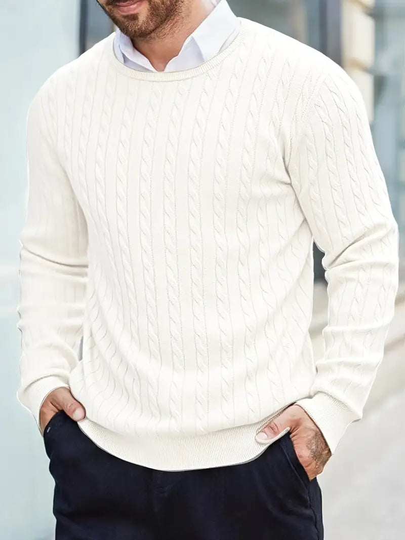 Jonty - Knitted Long Sleeve Turtleneck Sweater