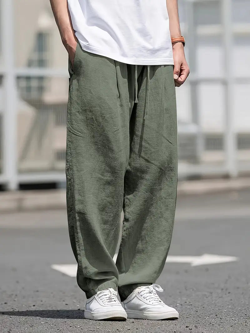 Kirk - Breathable Cotton Pant With Pockets