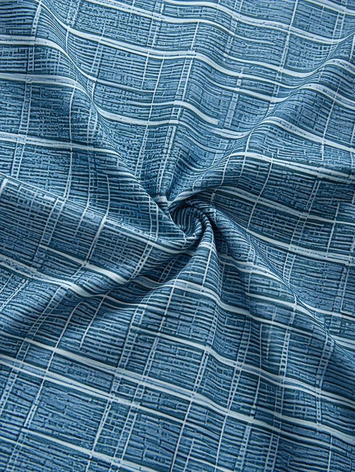 Haroyan - Stylish Plaid Stripe Pattern Shirt