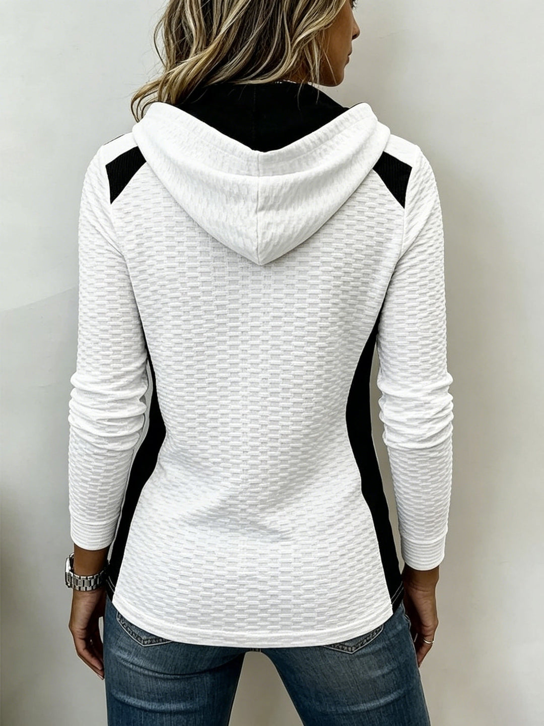 Talette - Casual Long Sleeve Hooded Top