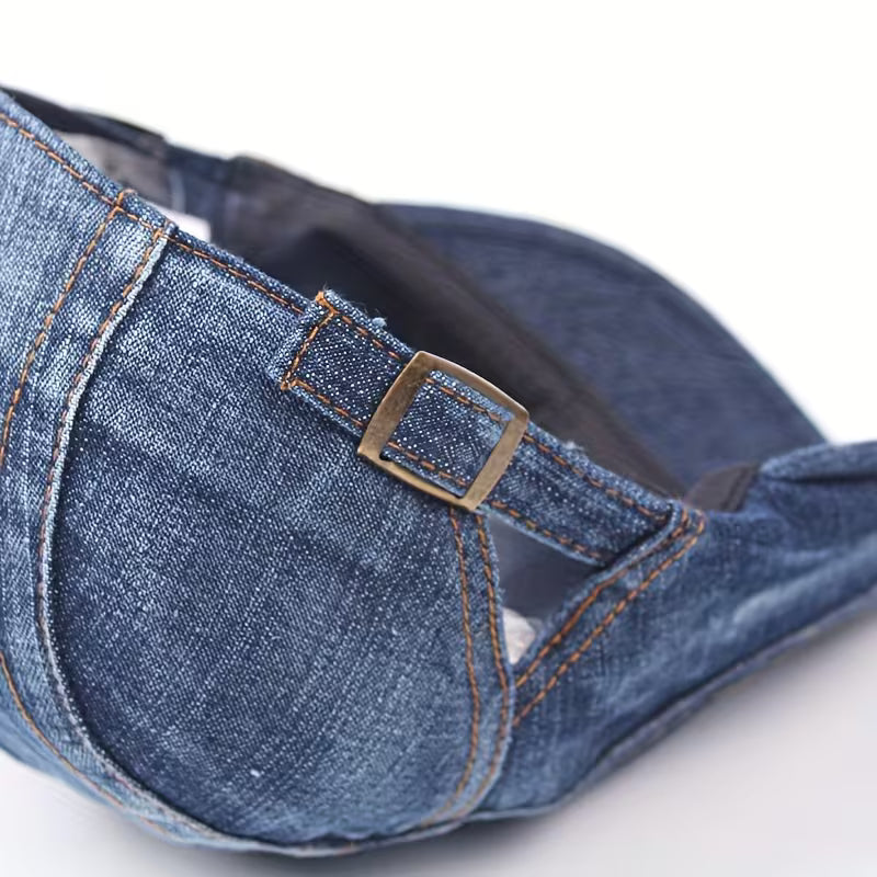 DenimCrown - Casual Unisex Denim Beret
