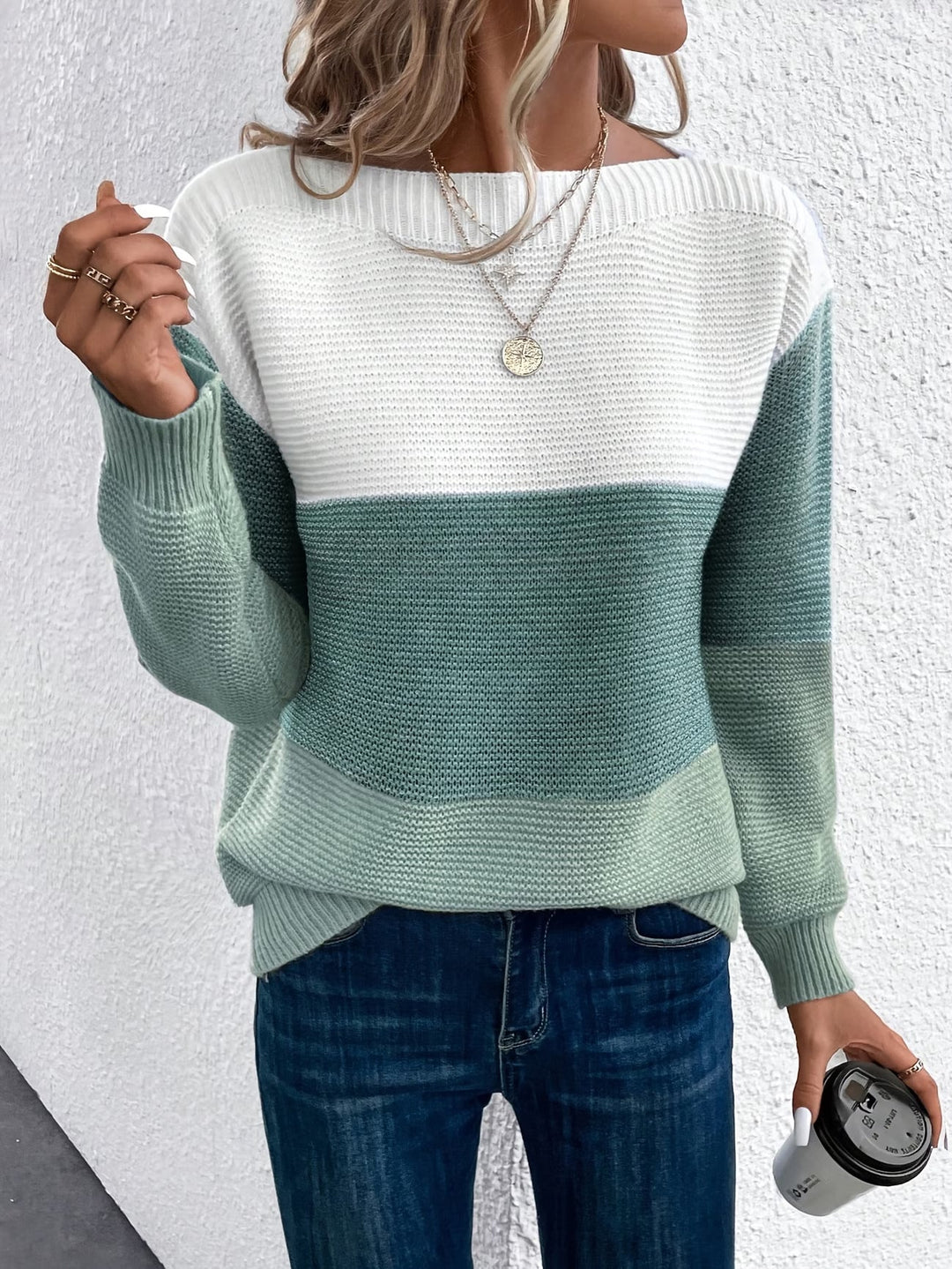Althenuxa - Elegant Long Sleeve Sweater