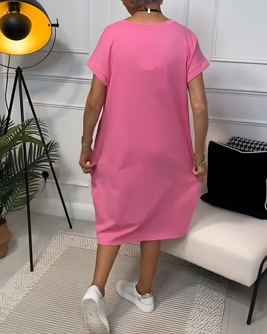 Jocelyn - Casual Comfort Dress With Pocket