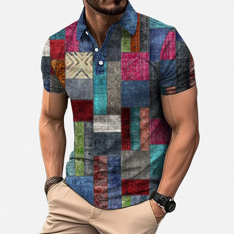 Gasan - Multicolor Polo Short Sleeve Shirt