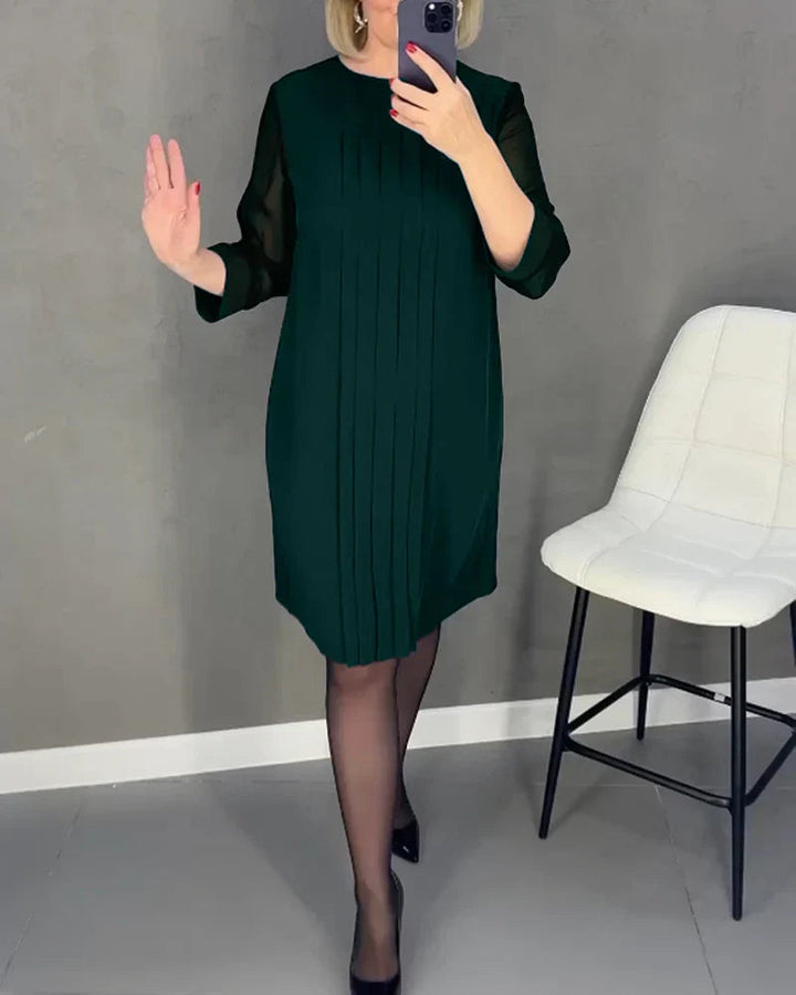 Teona - Elegant Pleated Dress