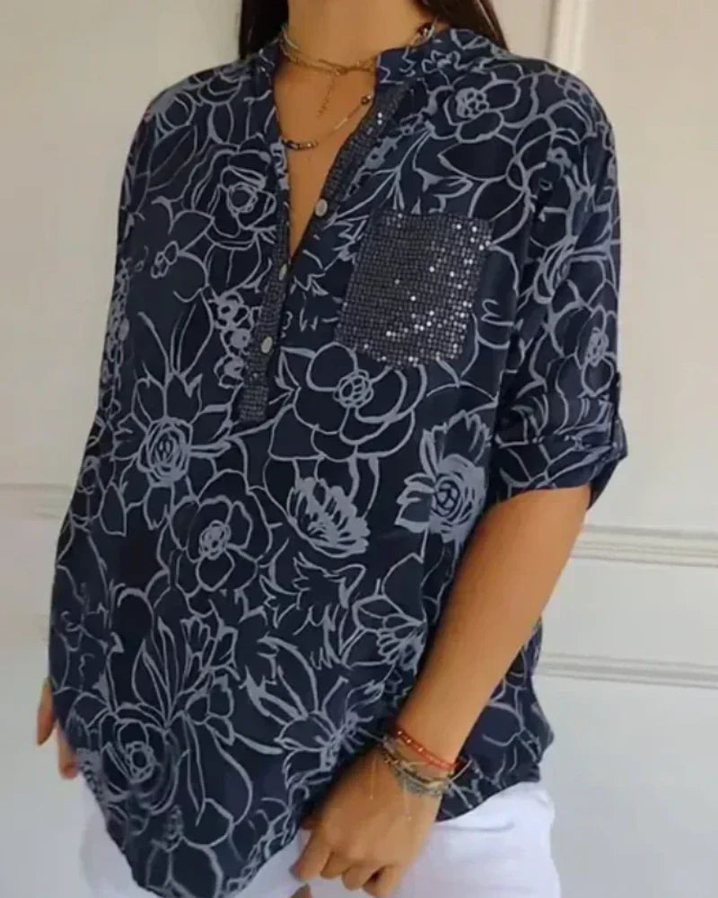 Narese - Floral Blouse