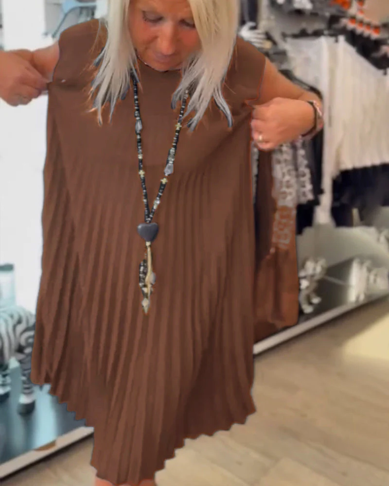 Shihua - Trendy Pleated Dress