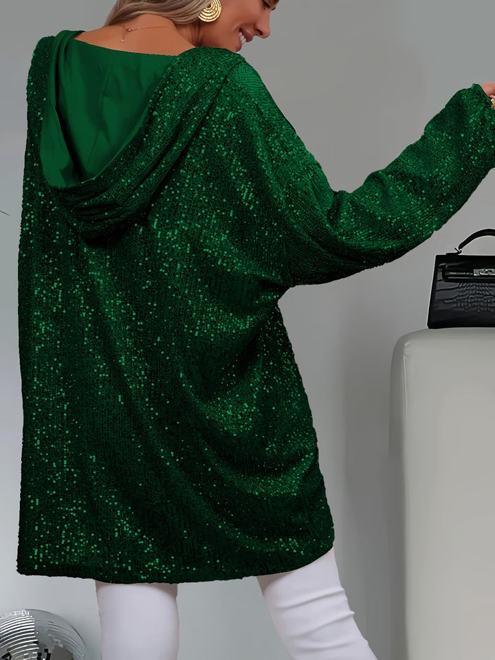 Jasmella - Long Sleeve Hooded Top