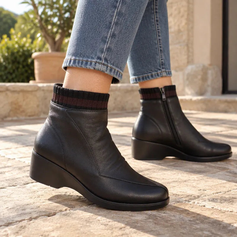 Amelea - Ankle Boot With Side Zipper