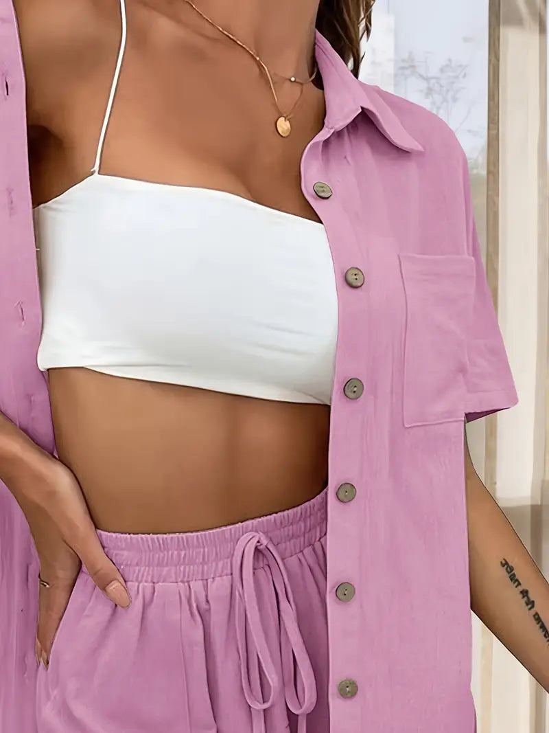 Fani - Elegant Summer Two Piece Set