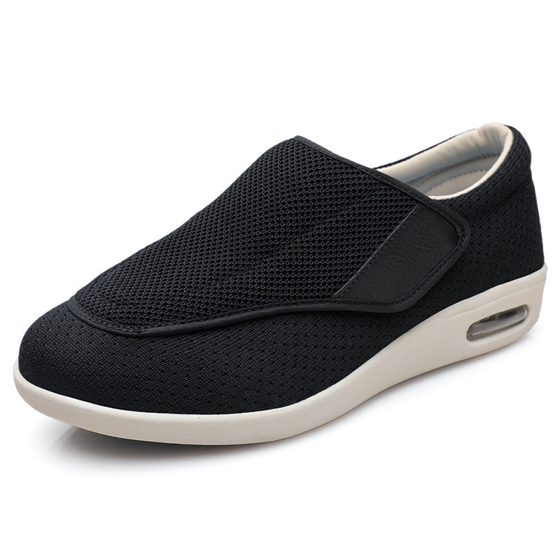 Isolenna - Mesh Shoes With Wide Strap and Thick Sole