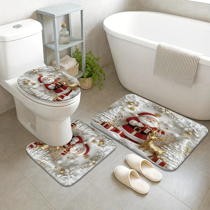 MerryBath - Holiday Bath Mats & Shower Curtains