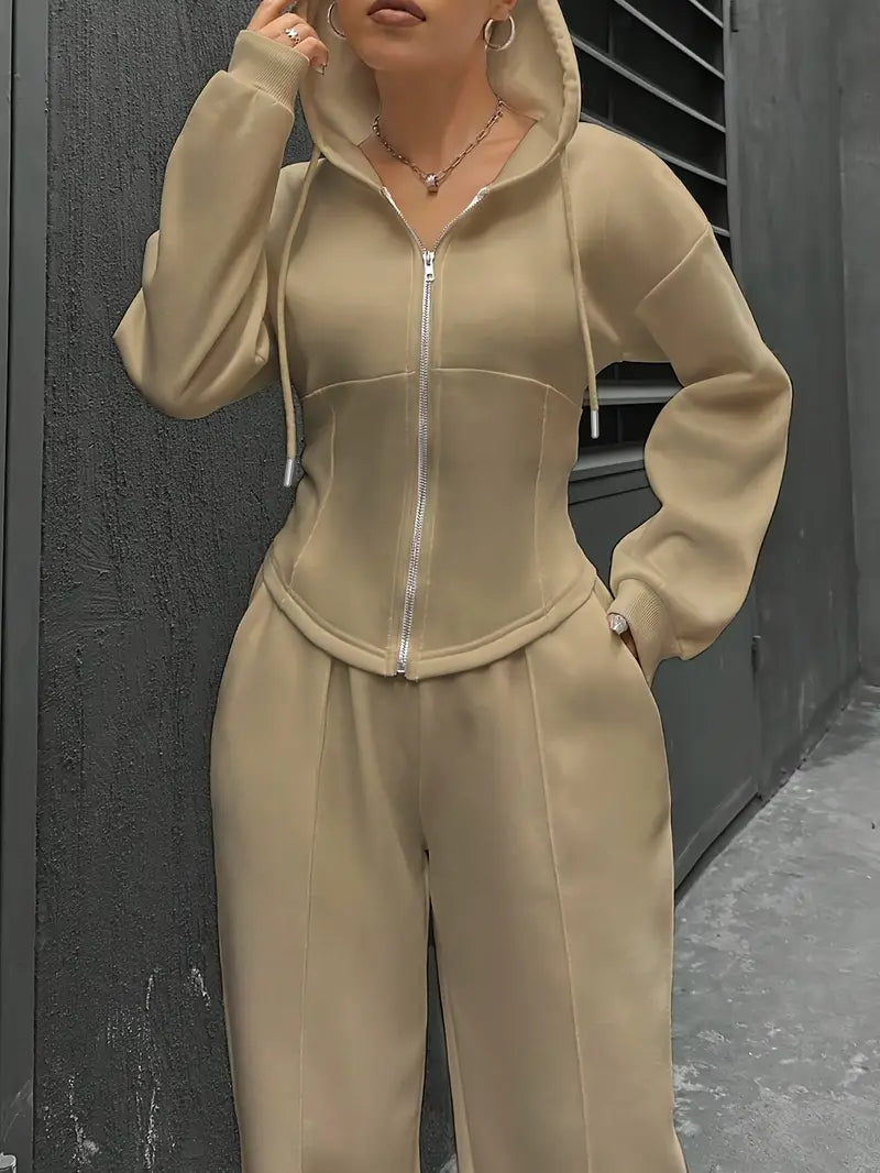 Nanci - Casual Long Sleeve Two Piece Set