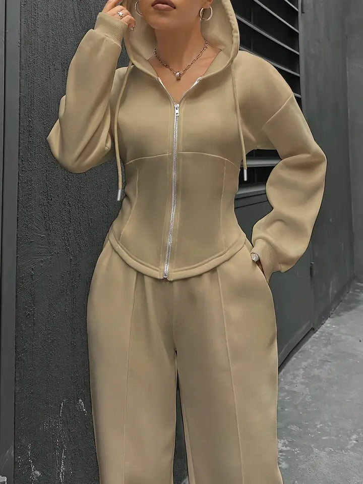 Nanci - Casual Long Sleeve Two Piece Set