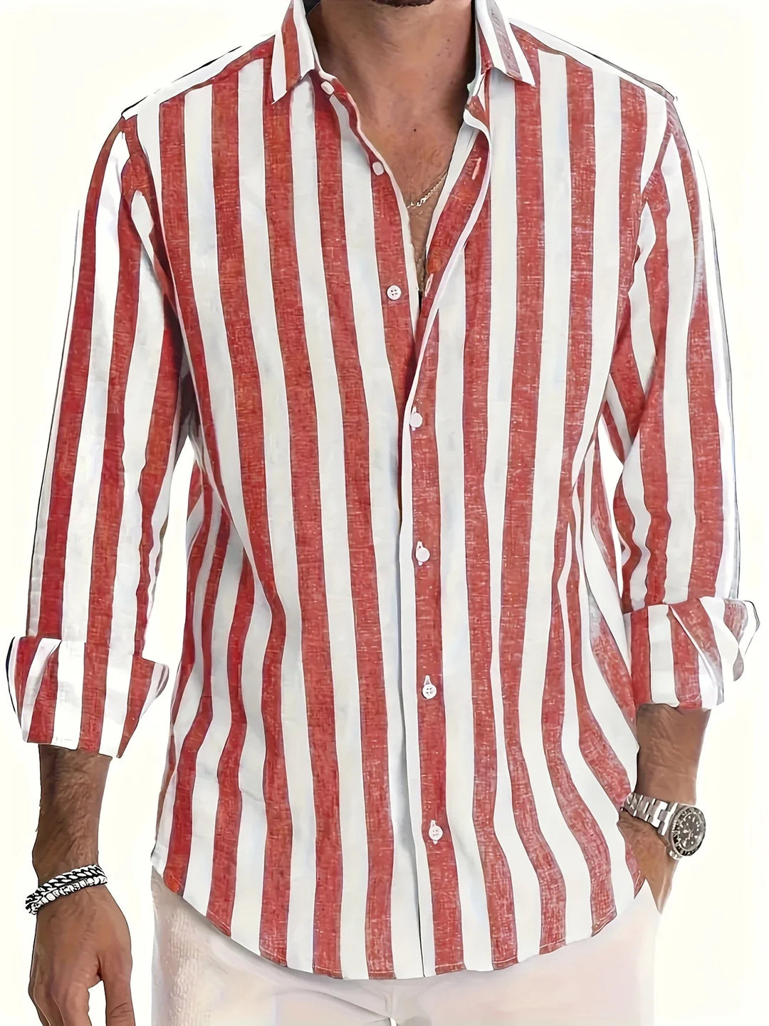 George - Stylish Long Sleeve Striped Shirt