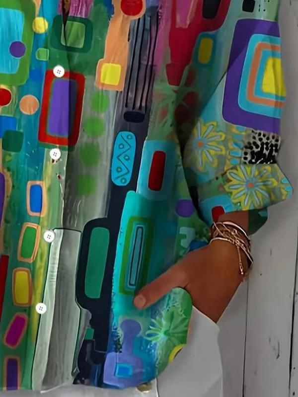 Hunia - Stylish Multicolored Blouse