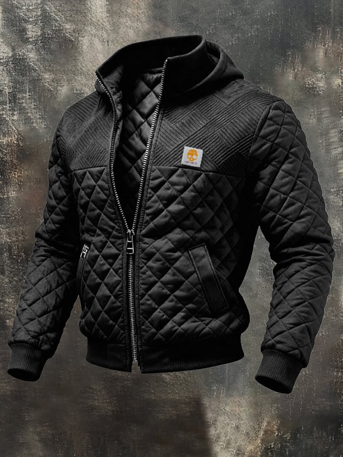 Istvan- Quilted Patchwork And Multiple Pocket Jacket