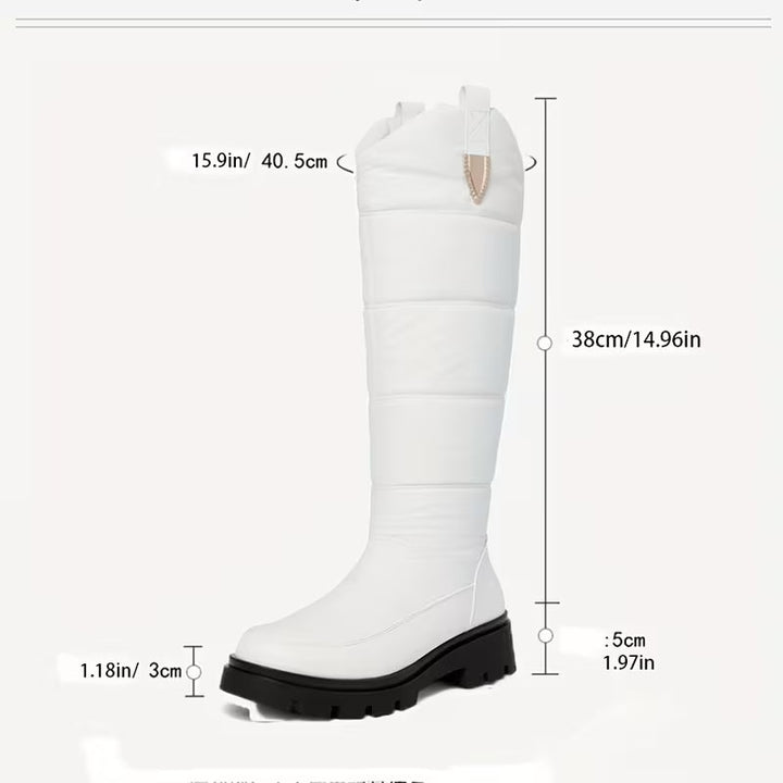Astreaida - Winter Knee-High Boots With Anti-Skid Sole