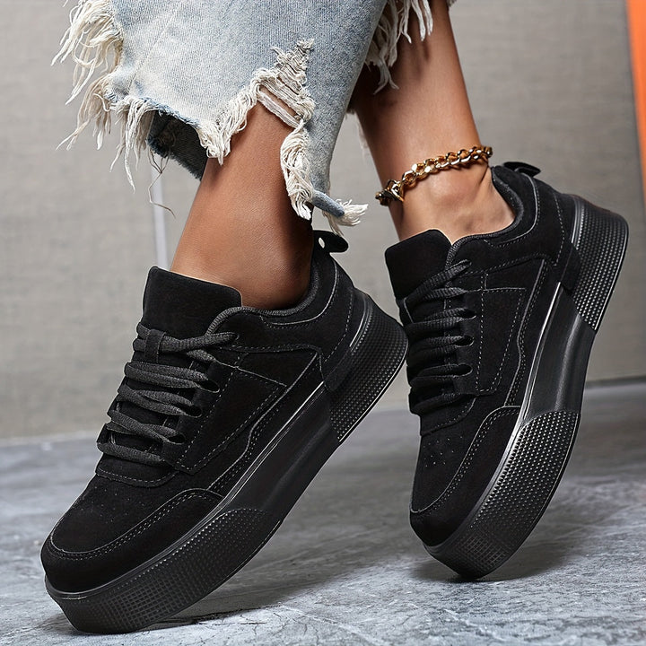 Namira - Lace Up Sneakers With Round Toe