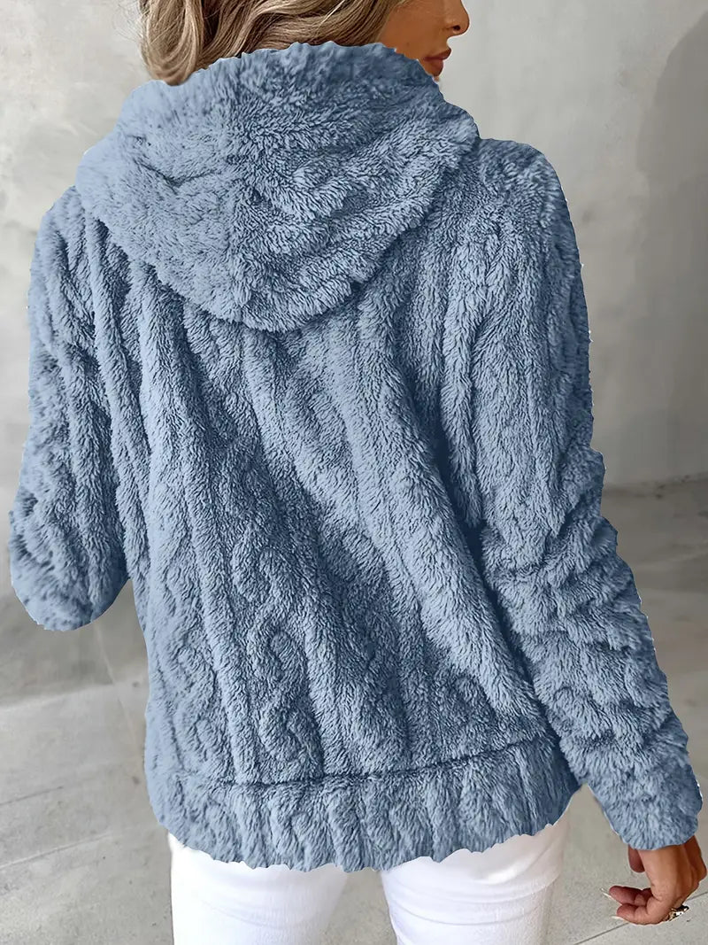 Ganka - Long Sleeve Zip-Up Hoodie