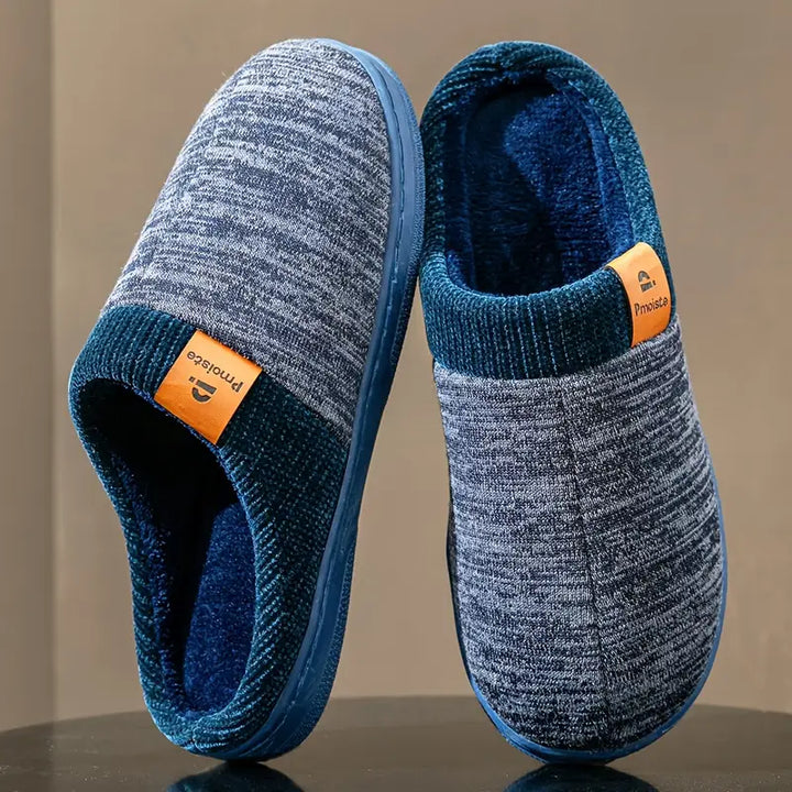Lycett - Fleece Lined Non Slip Slippers