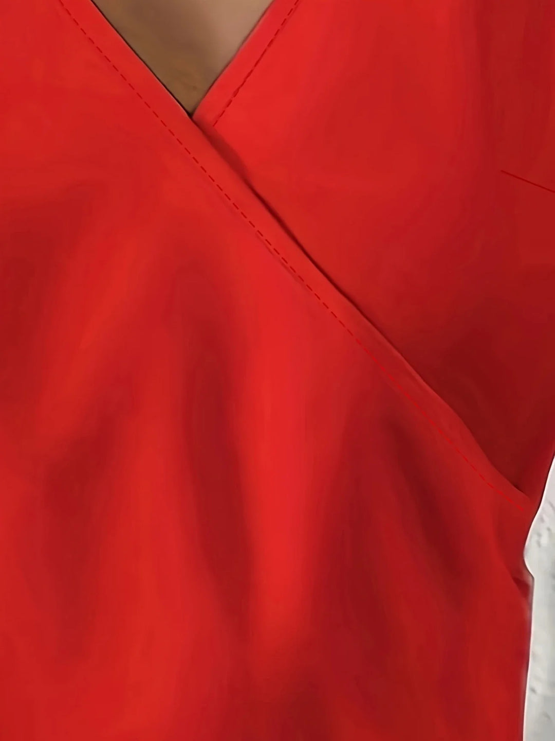 Cebulska - Elegant Sleeveless Surplice Blouse