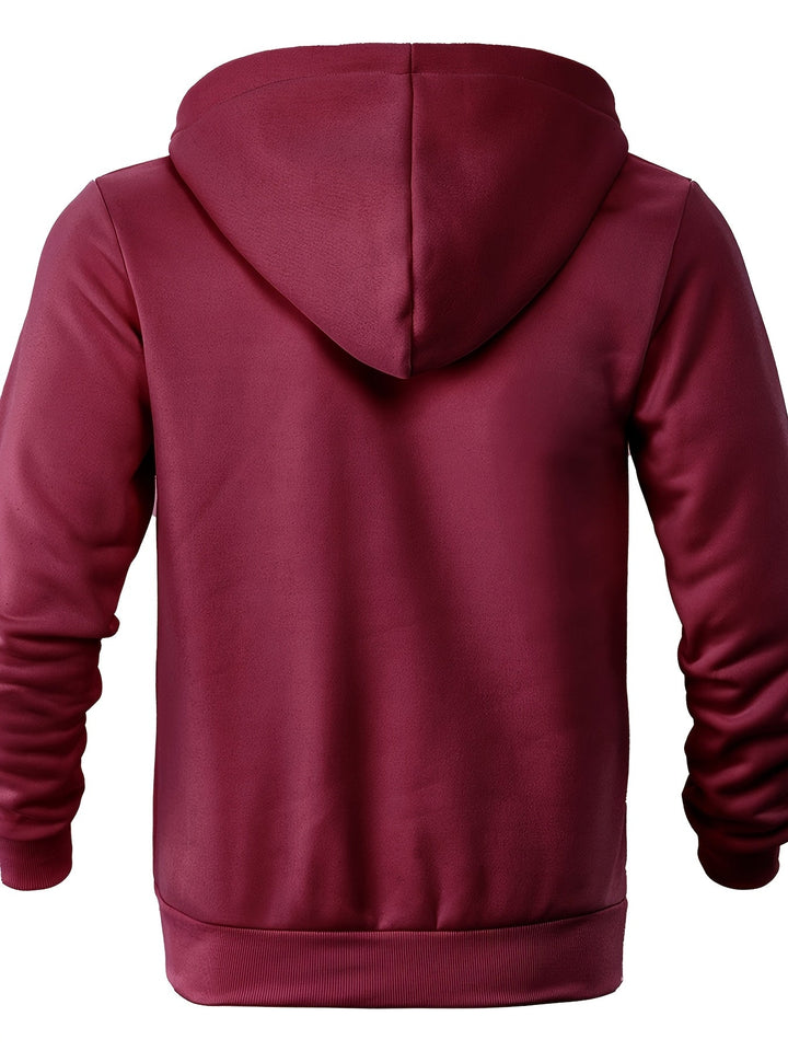 Kolton - Hooded Sweatshirt with Half Zipper