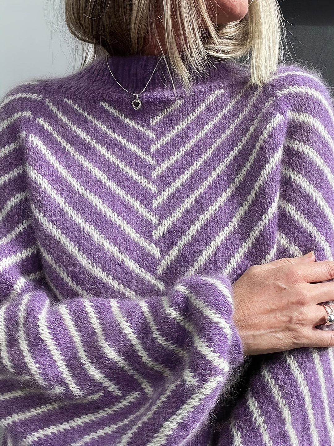 Klarysa - Casual Long Sleeve Knitted Sweater