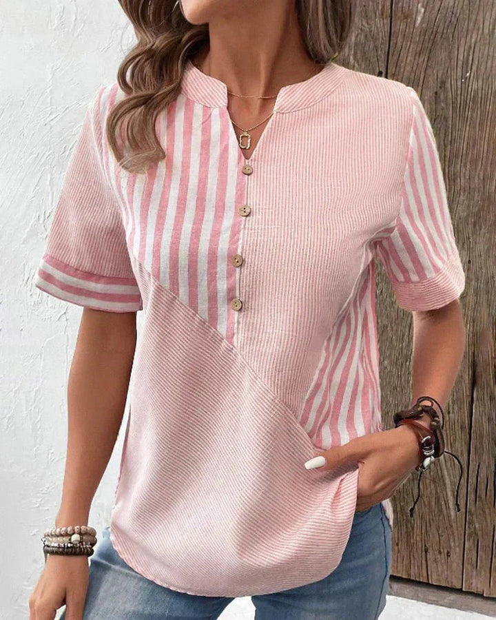 Lilly - Soft Striped Blouse