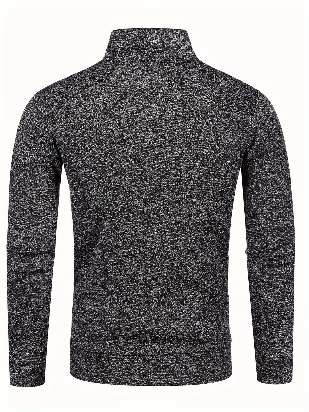 Grzegorz - Long Sleeve Knitted Jacket With Zip Up