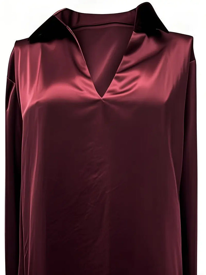 Nadene - Premium V-Neck Blouse