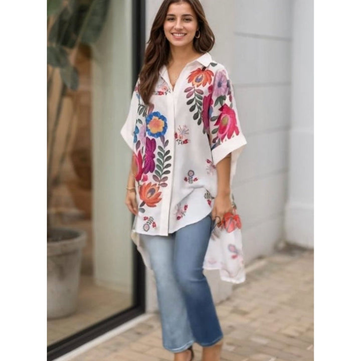 Rossella - Elegant Floral Printed Shirt