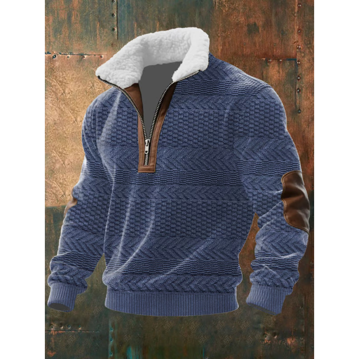 Ibrahima - Fleece Turtleneck Sweater With Zipper