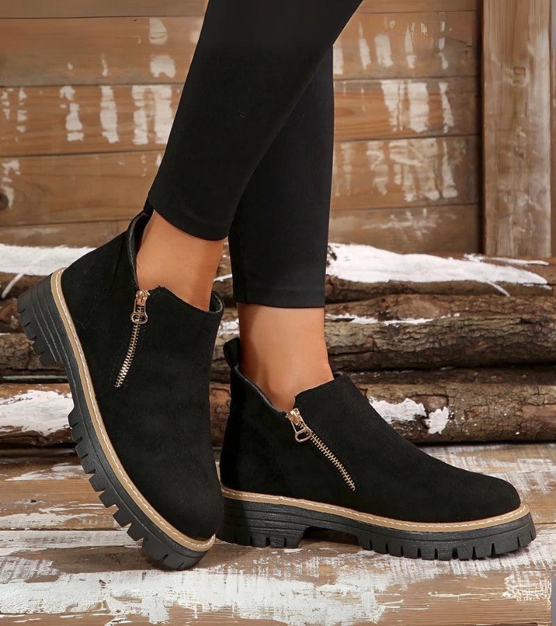 Idalisora - Orthopedic Side Zipper Boot