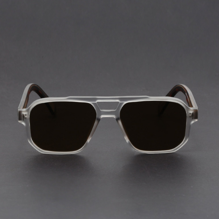 Kieran - Dual-Tone Square Frame Sunglasses