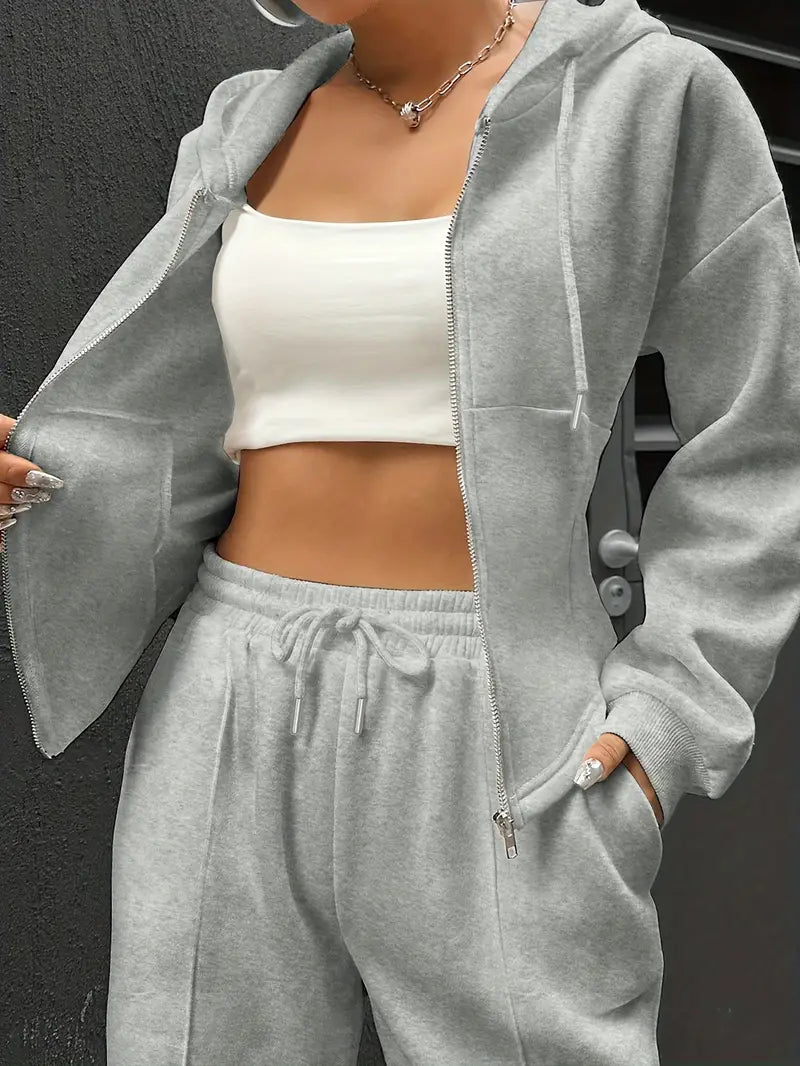 Nanci - Casual Long Sleeve Two Piece Set