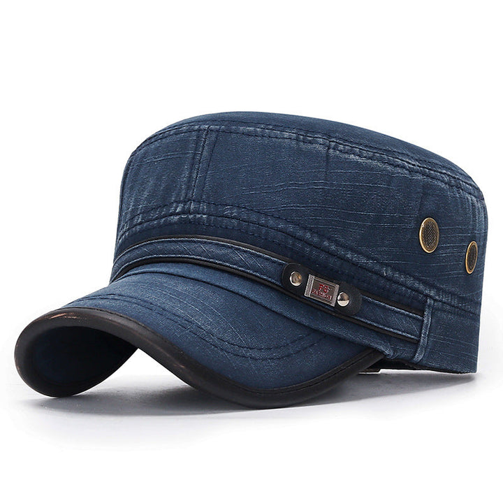 Goggins - Vintage Style Cotton Flat Top Cap