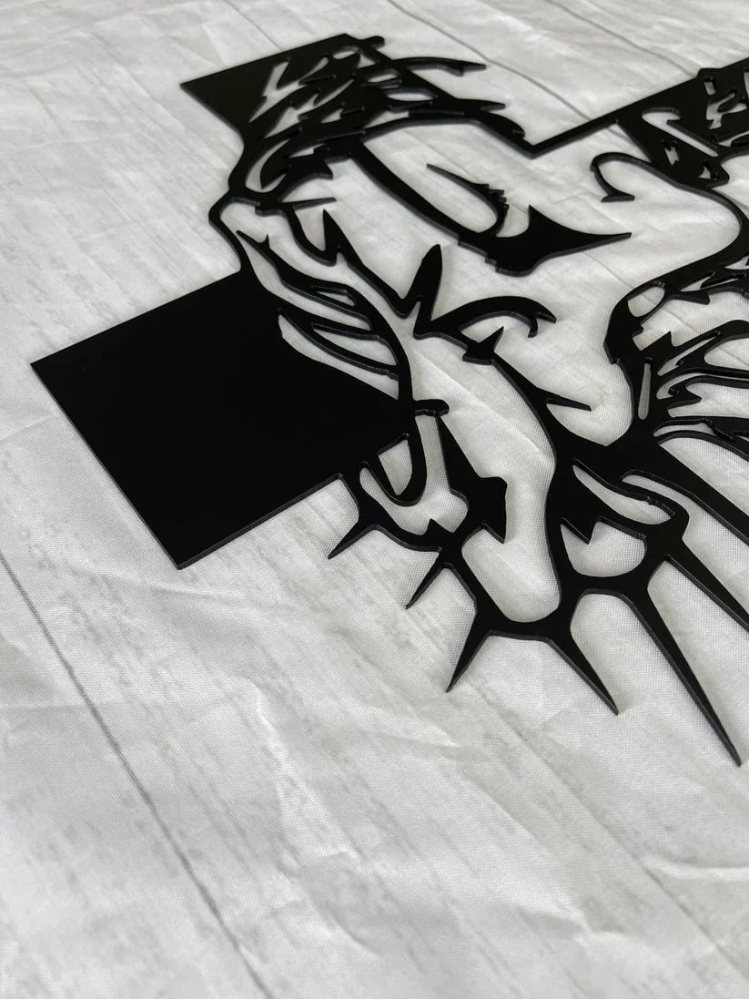 ChristCraft - Jesus Cross Metal Sign Christ Wall Decor