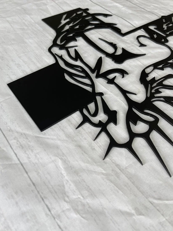 ChristCraft - Jesus Cross Metal Sign Christ Wall Decor