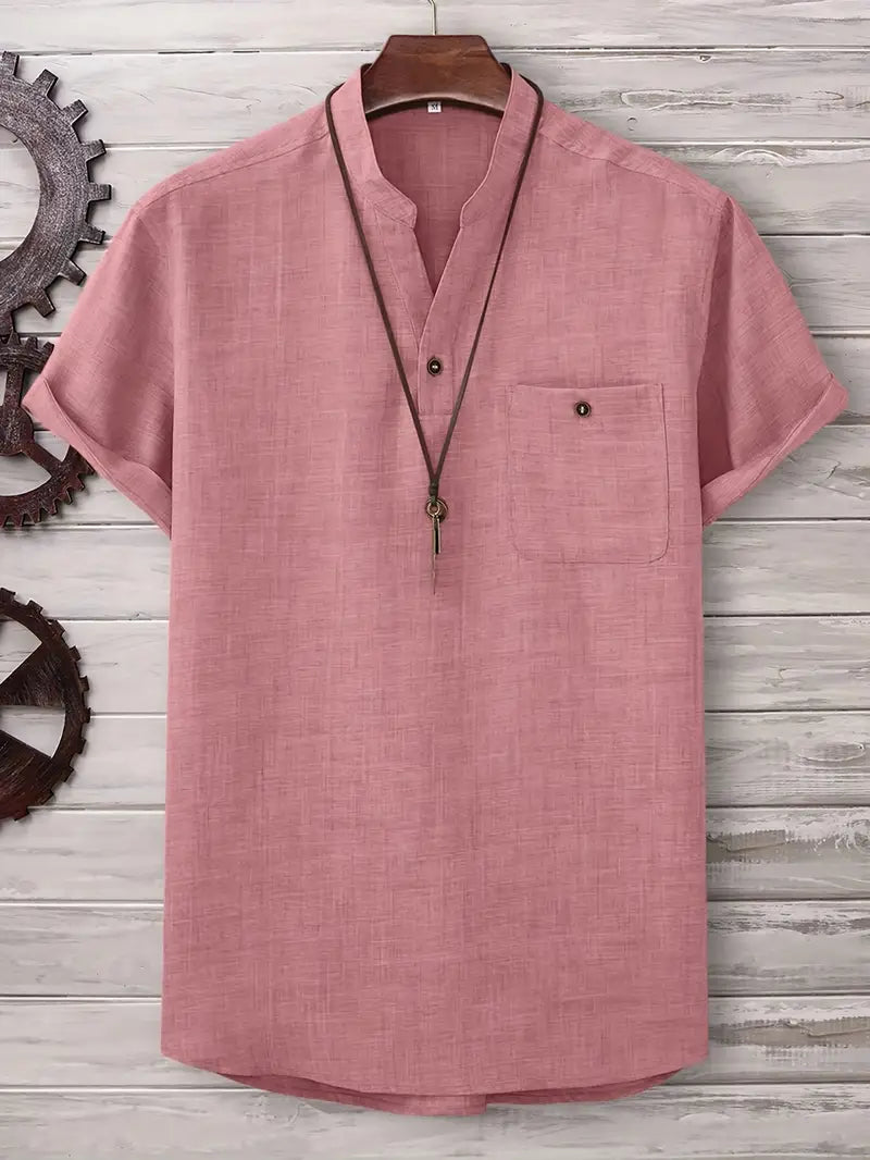 Kieth - Short Sleeve Shirt With Front Pocket